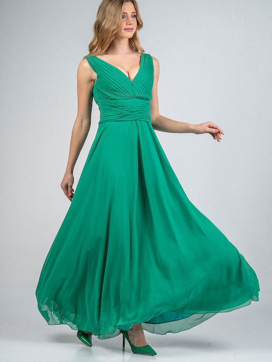 Bellino Summer Maxi Dress Green