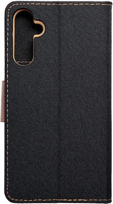 Forcell Canvas Carte Tesatura Negru (Galaxy A34)