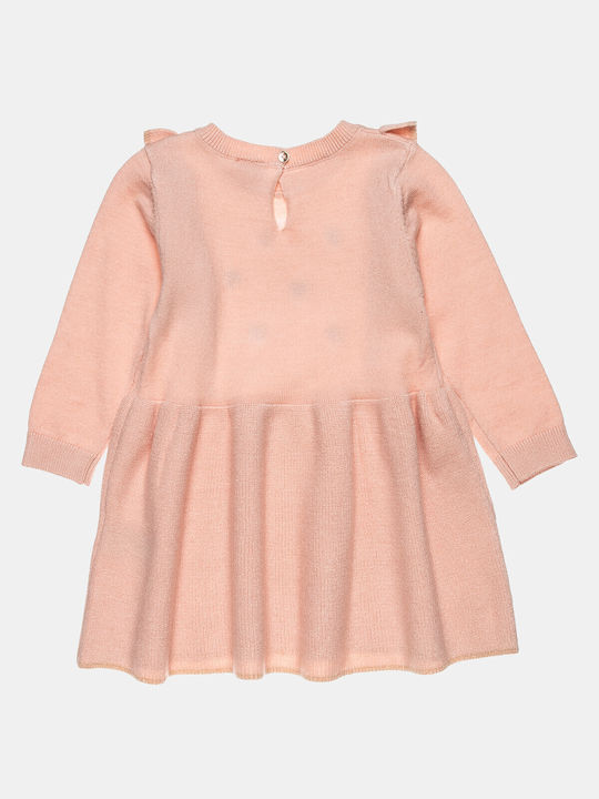 Alouette Mädchen Kleid Langärmelig Rosa