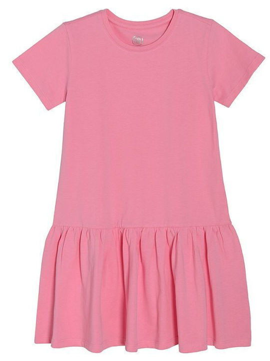 Cool Club Summer Short Sleeve Dress Set Pink