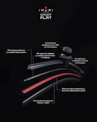 Imuri Set Front Auto Scheibenwischer 575mm/500mm für Audi S3 BMW E46