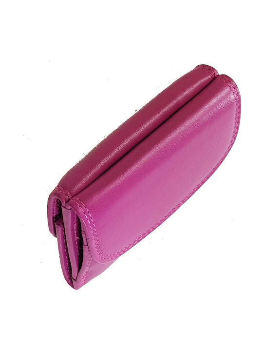 Small Leather Women's Wallet Classic Fuchsia