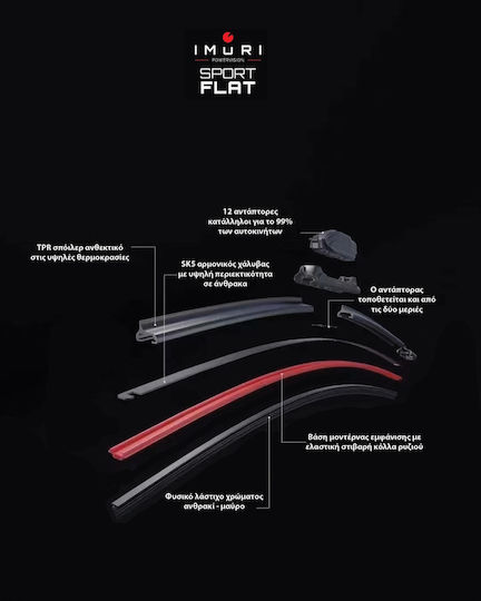 Imuri Front Set Car Wiper Blades 700mm for Citroen C6