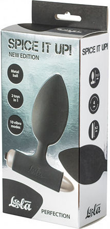 Lola Games Anal Plug with Vibration Black