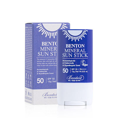 Benton Mineral Crema protectie solara Stick pentru Corp SPF50 15gr