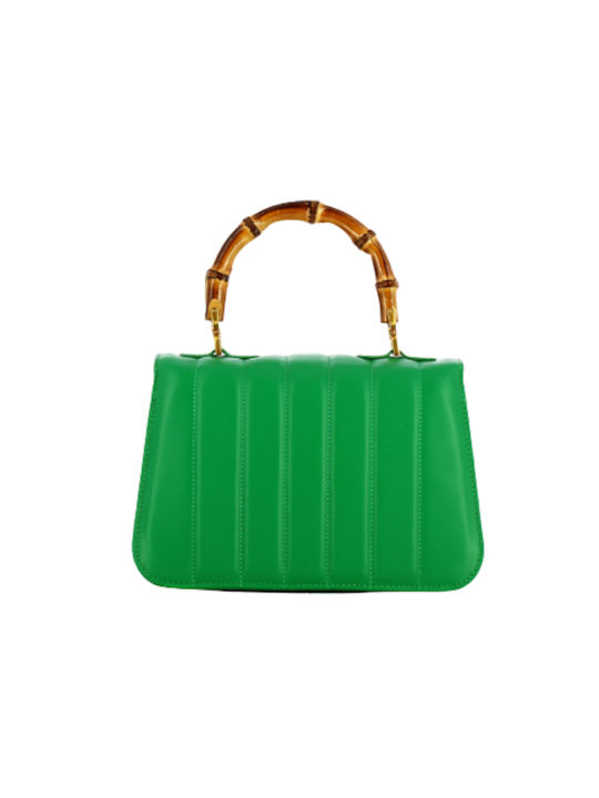 La Carrie Leather Women's Bag Shoulder Green