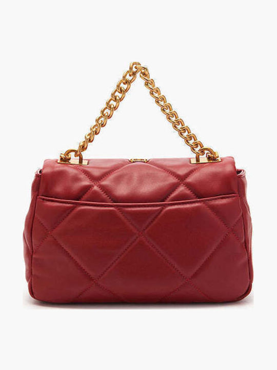 Leather Women's Bag Handbag Red