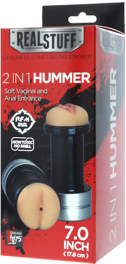 Dream Toys Real Stuff 2 In 1 Hummer Anus & Vagina Masturbator Butt / Vagina