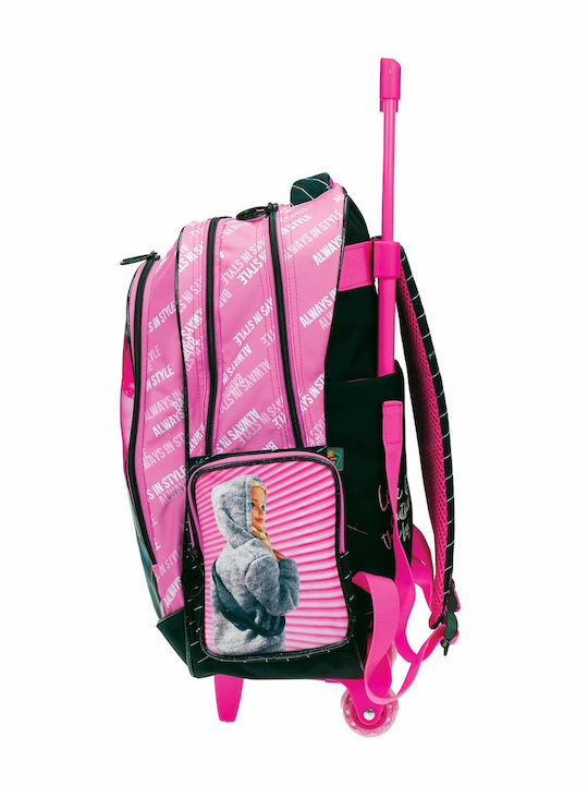 Gim Barbie Schulranzen Trolley Grundschule mit Flaschenhalter Rosa 27l 35 x 20 x 46cm