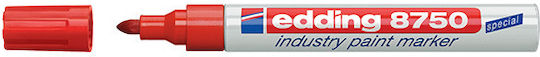 Edding 8750 Industry Permanent Marker 4mm Red