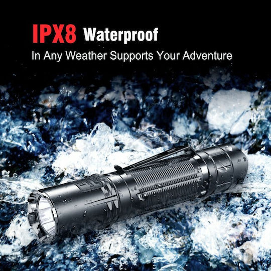 Klarus Pro LED IPX8 с Максимална Яркост 2100лм Черен
