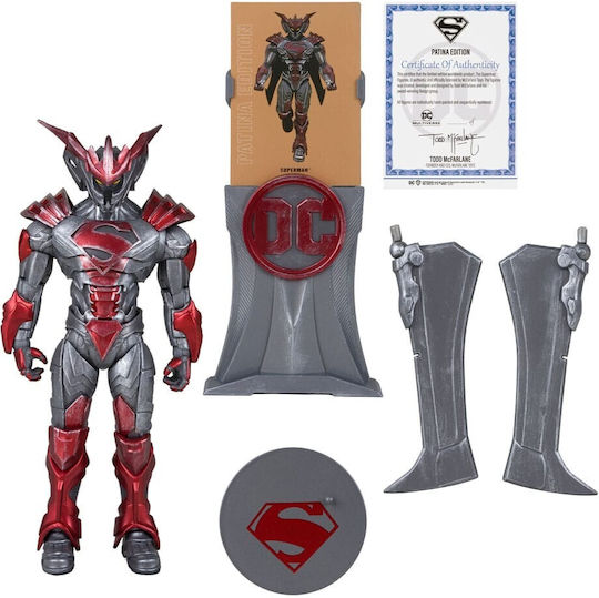 Mcfarlane Toys DC Comics Superman Unchained Armor Patina Gold Label Action Figure 18cm