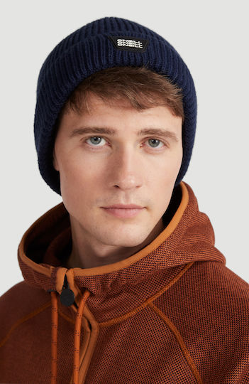 Beanie Männer Beanie Gestrickt in Blau Farbe