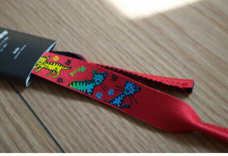 Croakies Kids Brillenarmband Rot