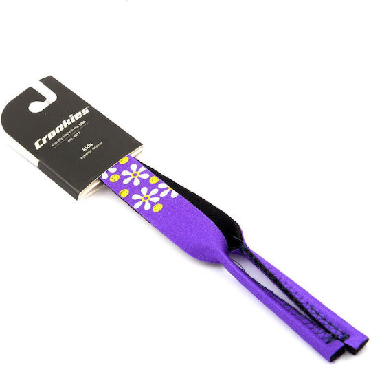 Croakies Kids Eyeglass Lace Daisy Purple 1pcs