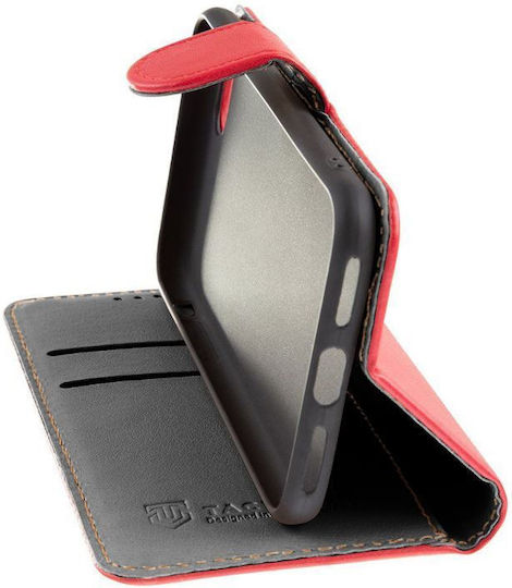 Tactical Field Notes Book Δερματίνης Κόκκινο (Galaxy A34)