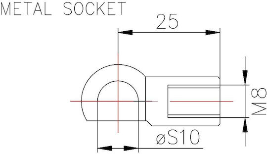 Fa Krosno Trunk Shock for Mercedes-Benz E Class 1996-2002