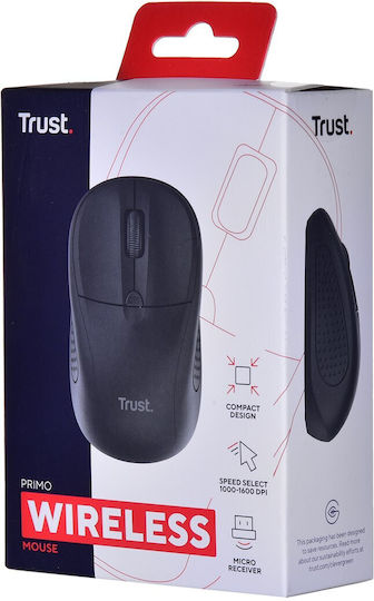 Trust Primo Wireless Mouse Matt Black