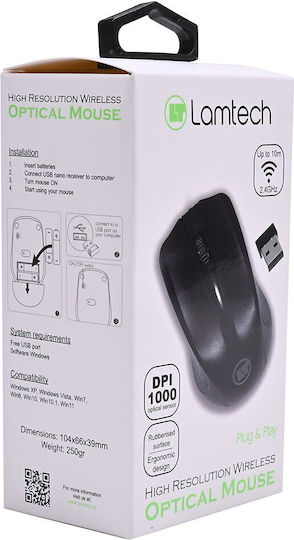 Lamtech LAM021219 Mouse Wireless Negru
