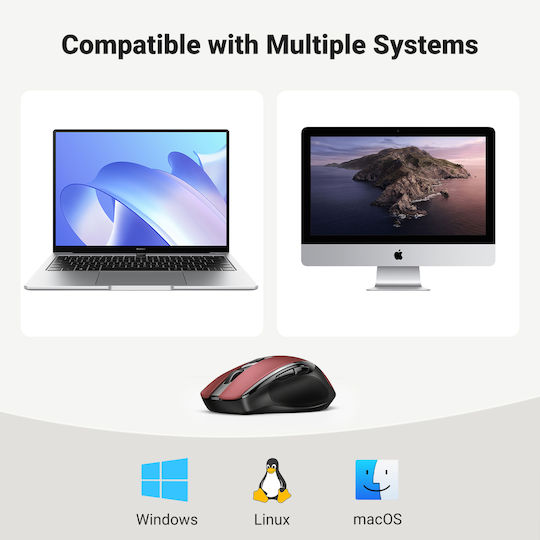 Ugreen MU006 Wireless Mouse Red