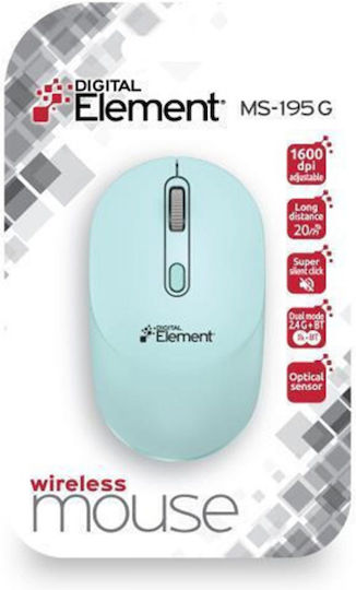 Element MS-195G Wireless Bluetooth Mouse Turcoaz