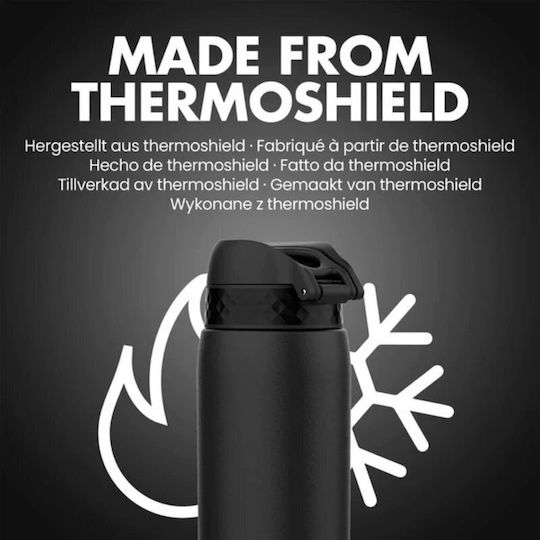 Ion8 Stainless Steel Plastic Thermos Bottle 500ml Gray