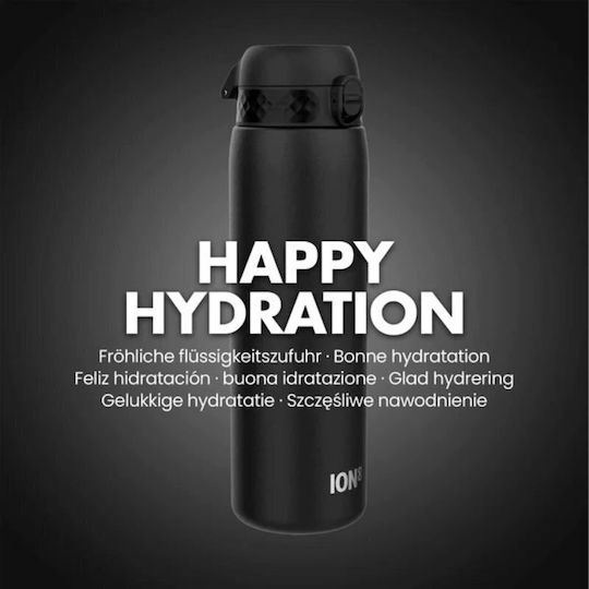 Ion8 Stainless Steel Plastic Thermos Bottle 500ml Gray
