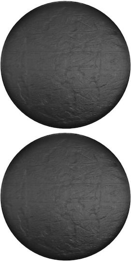 vidaXL Waterproof Dining Table Cover Black 230x230x90cm 2pcs