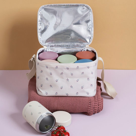 Fresk School Insulated Shoulder Lunch Bag 4.5lt White 18 x 15 x 23cm