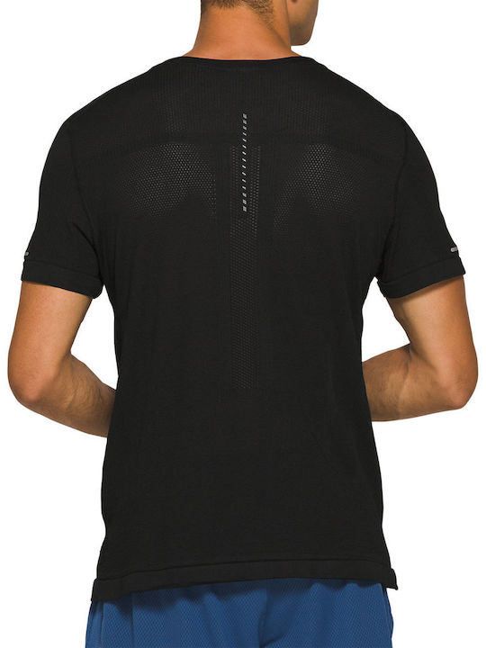 ASICS Ventilate Seamless Ανδρικό T-shirt Μαύρο Μονόχρωμο