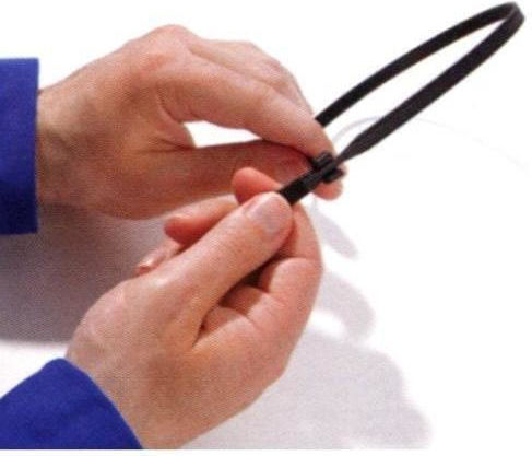 Elvhx Δεματικά Καλωδίων Πλαστικά 160mmx3.6mm σε Μαύρο χρώμα (100τμχ) (1074)