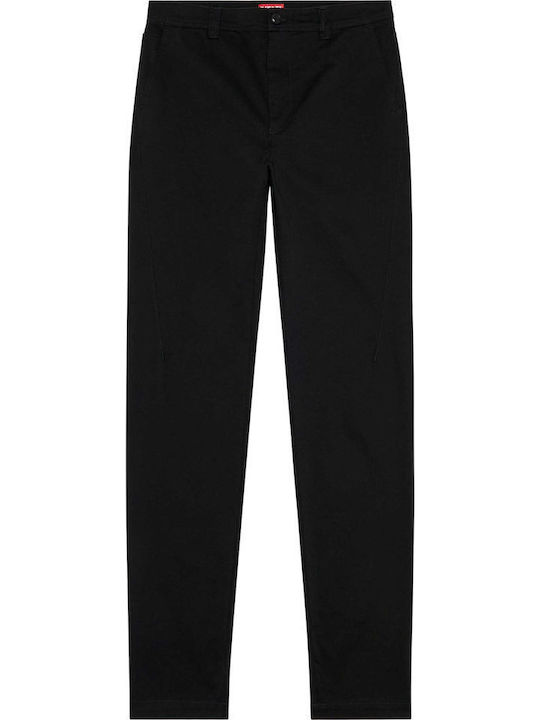 Παντελόνι Chino Ελαστικό σε Slim Εφαρμογή Μαύρο