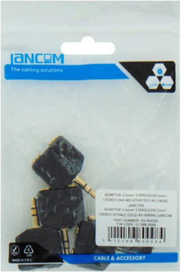 Lancom Μετατροπέας 3.5mm male σε 2.5mm 2x female 5τμχ 01.098.0098
