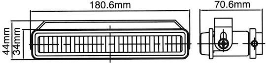 Sirius Rectangular Faruri Auto Universal 2buc