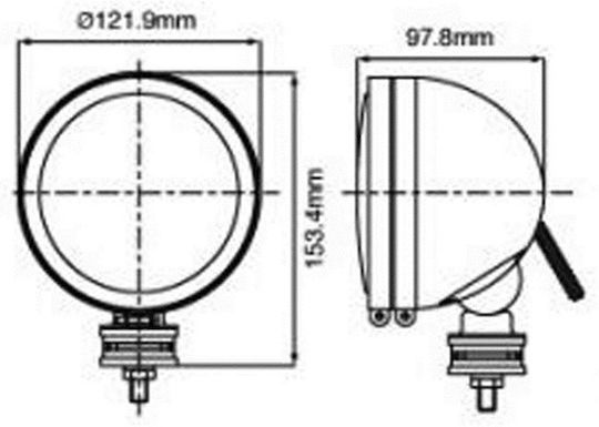 Sirius Προβολέας 12.2x9.8x15 1τμχ