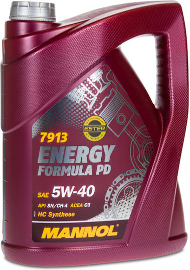 Mannol Energy Formula PD Синтетичен Масло за Автомобили 5W-40 5лт