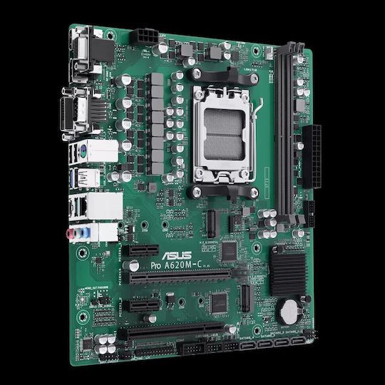 Asus Pro A620M-C-CSM Placă de bază Micro ATX cu AMD AM5 Socket
