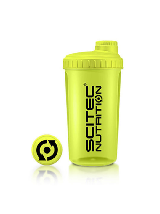 Scitec Nutrition Plastic Protein Shaker 700ml Yellow