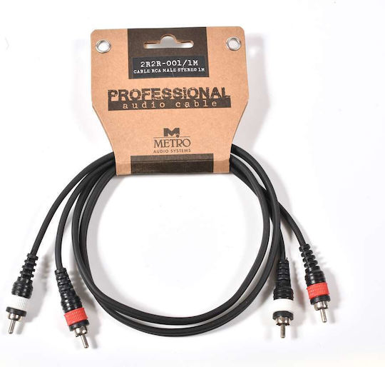 Metro Cable RCA male - RCA male 1m 534040