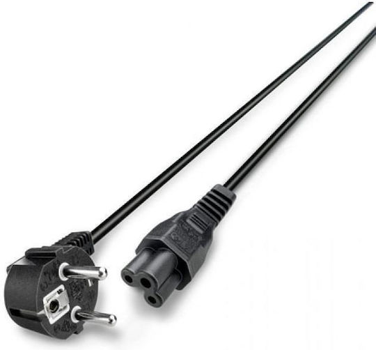 Grundig Schuko - IEC C5 Кабел 2м Черен (47264)