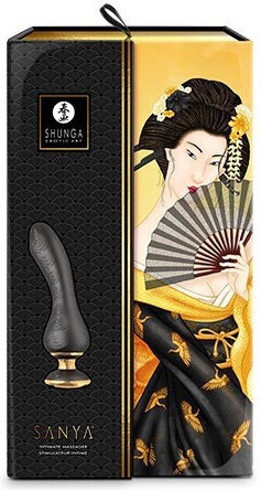Shunga Вибратор G-Spot 18.5см Черен
