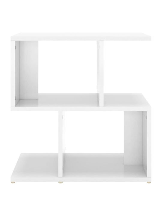 White Wooden Bedside Tables 2 Pieces 50x30x51.5cm