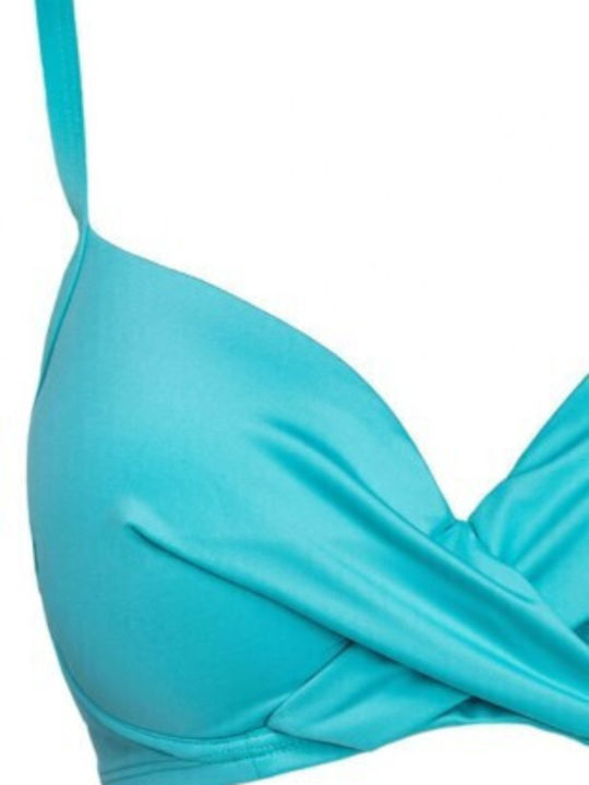 Bluepoint Bikini Bra with Adjustable Straps Turquoise