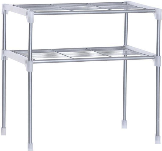 Metallische Basis für Mikrowelle 25x60x60cm Blau