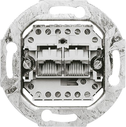 Abb Doppelter Mechanismus Netzwerksteckdose RJ45 13016