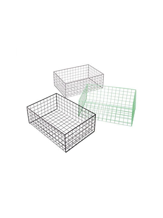 Butlers Raft Suport Organizare Metalic 34x24 cm Negru