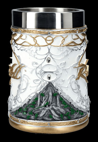 Nemesis Now Pahar pentru bere din Oțel Inoxidabil în Culoarea Verde 600ml