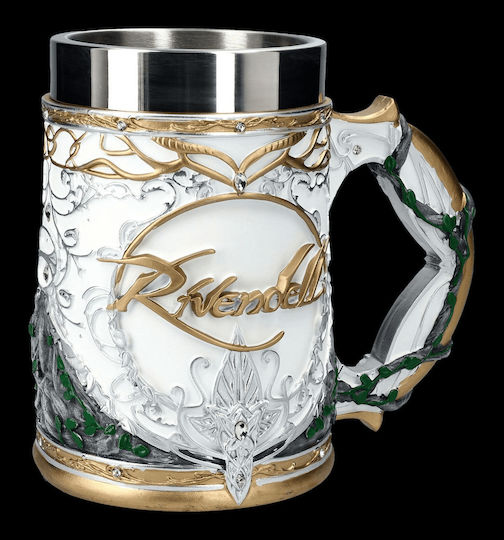 Nemesis Now Pahar Pentru Bere Tip Tankard Inox Verde 600ml