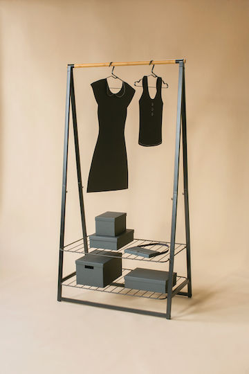 Brabantia Kleiderbügel Schwarz 118647 4Stück
