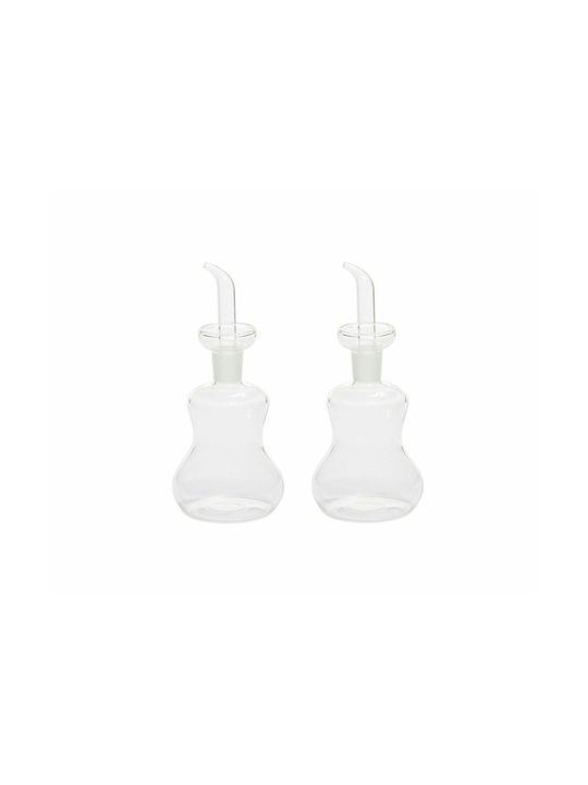 Andrea House Anti-Drip Öl- & Essigspender-Set Glas mit Ausgießer 250ml